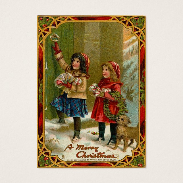 Vintage Christmas Gift Tags (Front)