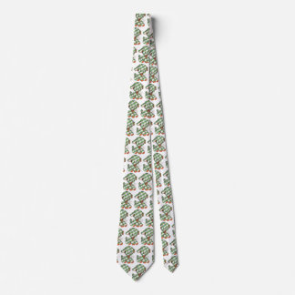 Vintage Christmas Gingham Puppy Dog Stuffed Animal Tie
