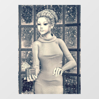 Vintage Christmas Girl - Beautiful Holiday Present