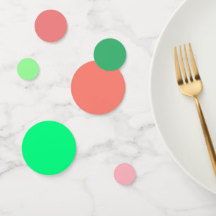Vintage Christmas Gradient Table Confetti Set