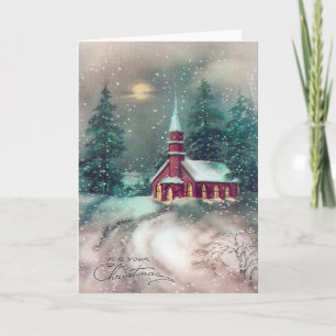 Vintage Christmas Greeting Card