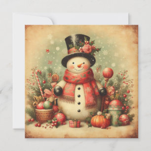 Vintage Christmas Greeting Card