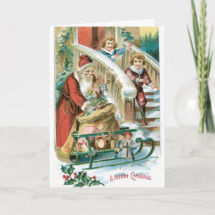 Vintage Christmas Greeting Card