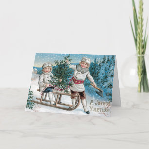 Vintage Christmas Greeting Card