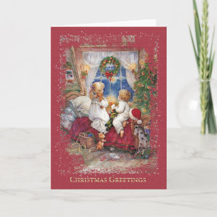 Vintage Christmas - Greeting Card