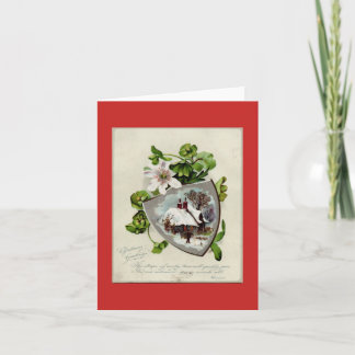 Vintage Christmas Greetings Card