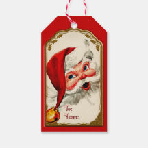 Vintage Christmas Happy Santa