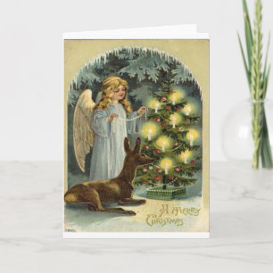 Vintage Christmas Holiday Card