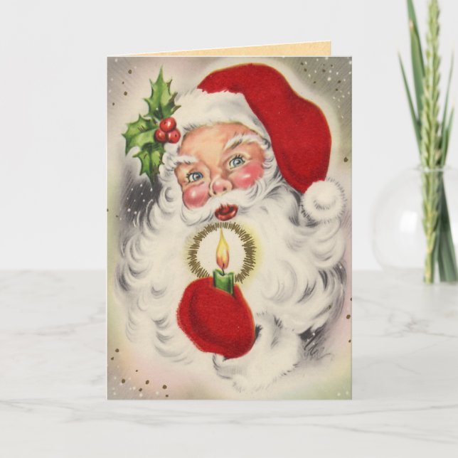 Vintage Christmas Holiday Card (Front)