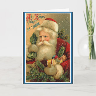 Vintage Christmas Holiday Card
