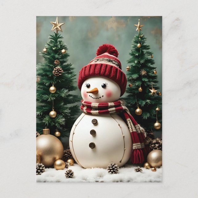 Vintage Christmas - Holiday Card (Front)