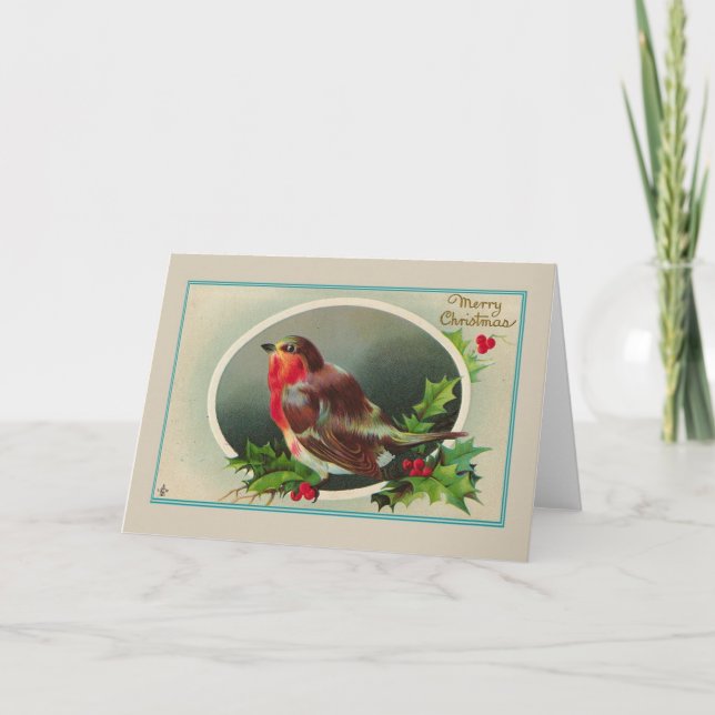 Vintage Christmas Holiday Card (Front)