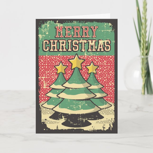 Vintage Christmas Holiday Card (Front)