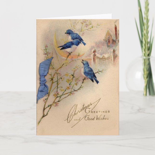 Vintage Christmas Holiday Card (Front)