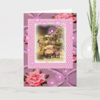 Vintage Christmas.. Holiday Card