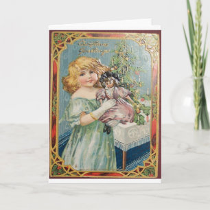 Vintage Christmas Holiday Card