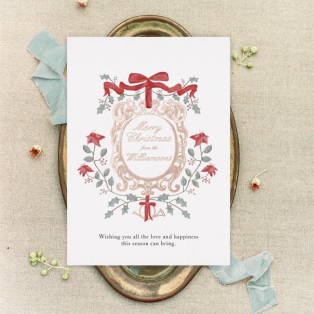Vintage Christmas Holiday Chic Gold Crest (Creator Uploaded)