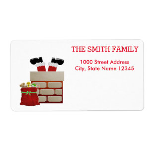 Vintage Christmas Holiday Label