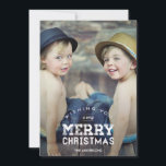 Vintage Christmas Holiday Photo Cards<br><div class="desc">Celebrate the season with this modern and stylish holiday card from Berry Berry Sweet. Visit WWW.BERRYBERRYSWEET.COM for more of our stylish holiday collections.</div>
