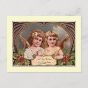 Vintage Christmas Holiday Postcard