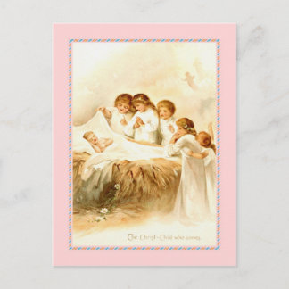 Vintage Christmas Holiday Postcard