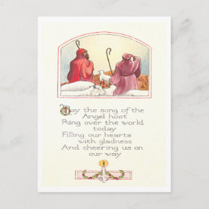Vintage Christmas Holiday Postcard