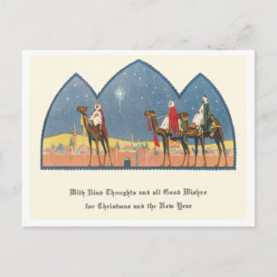 Vintage Christmas Holiday Postcard