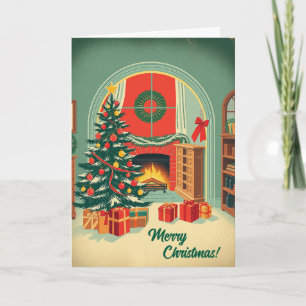 Vintage Christmas Illustration Card
