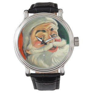 Vintage Christmas, Jolly Retro 50's Santa Claus Watch