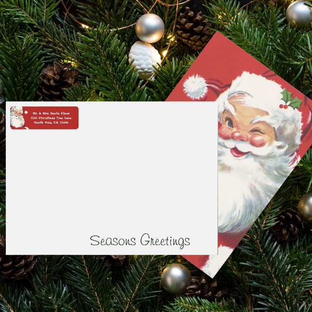 Vintage Christmas, Jolly Santa Claus Winking (Creator Uploaded)