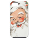 Vintage Christmas, Jolly Santa Claus with Smile