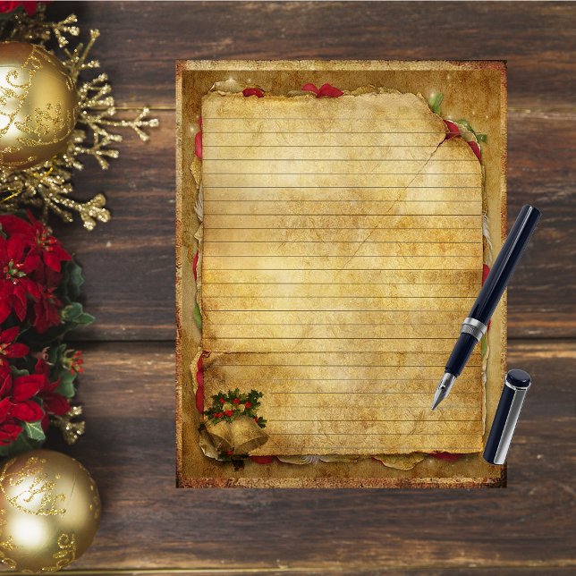 Vintage Christmas Journal Scrapbook Paper (Creator Uploaded)