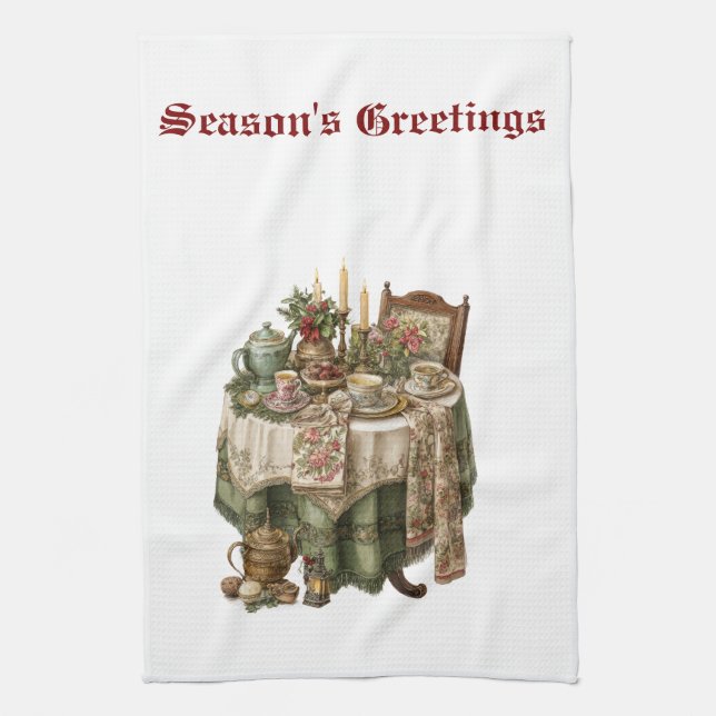 Vintage Christmas Kitchen Towel Collection (Vertical)