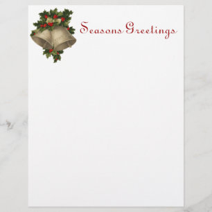 Vintage Christmas Letterhead