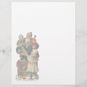 Vintage Christmas Letterhead Stationery