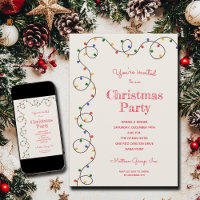Vintage Christmas Light Strand Holiday