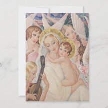 Vintage Christmas, Madonna with child (1935)