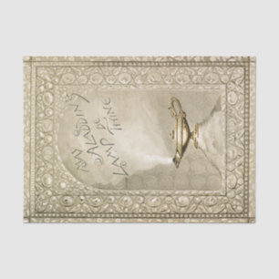 Vintage Christmas Magic Lamp Aladdin Fantasy Tissue Paper