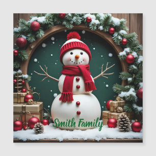 Vintage Christmas - Magnetic Card