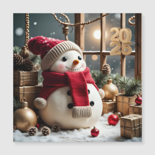 Vintage Christmas - Magnetic Card