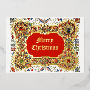 Vintage Christmas Mediaeval  Illuminated Style