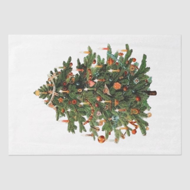 Vintage Christmas Mix Series Design 49 Tissue Paper (Front)