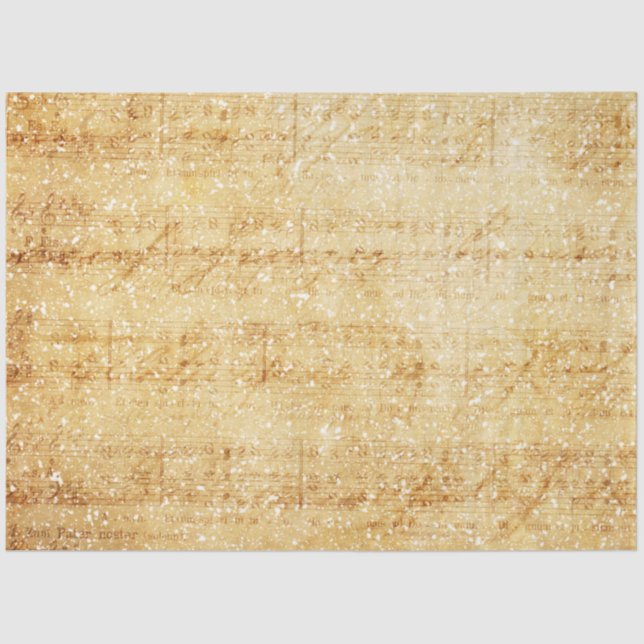 Vintage Christmas Mix Series Design 4 Tissue Paper (Front)