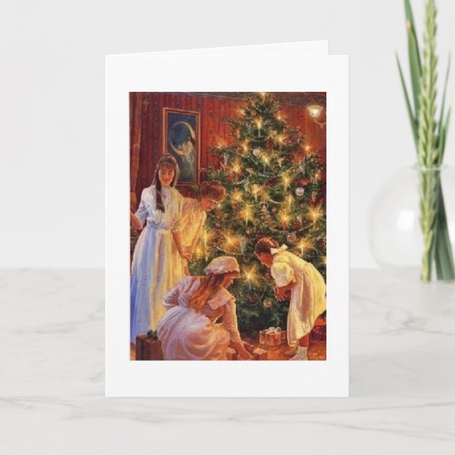 Vintage - Christmas Morning, Card (Front)