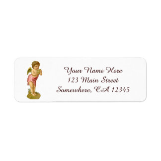 Vintage Christmas, Musician Angel with Pan Pipes