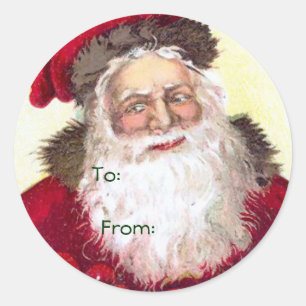 Vintage Christmas Name Tags