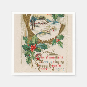 Vintage Christmas Napkins