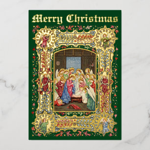 Vintage Christmas Nativity & Angels by A. Crispin