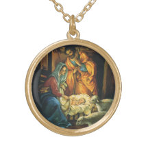 Vintage Christmas Nativity, Baby Jesus in Manger