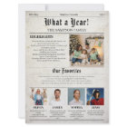 Vintage Christmas Newspaper Photo Newsletter